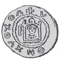 Denier Bracteate - Wladyslaw III Spindleshanks or Wladyslaw Odonic Gniezno or Poznań mint