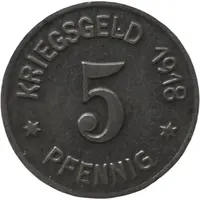 5 Pfennig - Gilgenburg