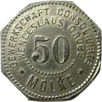 50 Pfennigs - Mölke Gewerkschaft Consolidirte Wenceslaus Grube