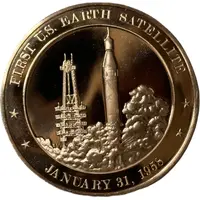 Medal - History of the United States First U.S. Earth Satellite