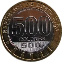 500 Colones Abolition of the Costa Rican Army