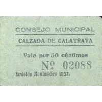 50 Céntimos Calzada de Calatrava