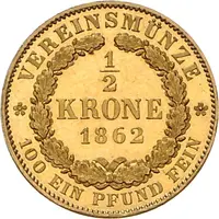 1/2 Krone - George V