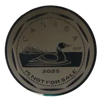 Medal - Canada Pride True North Strong And Free: Loonie