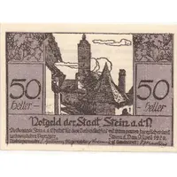 50 Heller Stein an der Donau