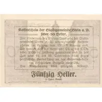 50 Heller Stein an der Donau