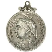 Medal - Victoria Adelaide Exhibition, silver, 23mm