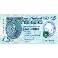 5 Pounds Bank of Ireland