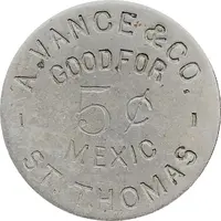 5 Cents - A. Vance and Co.