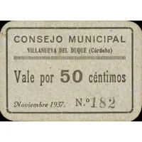 50 Céntimos Villanueva del Duque