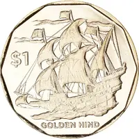 1 Dollar - Elizabeth II Golden Hind