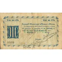 50 Céntimos Esterri d'Àneu