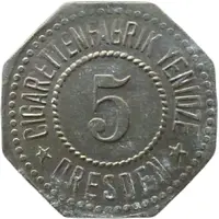 5 Pfennigs - Dresden Cigarettenfabrik Yenidze