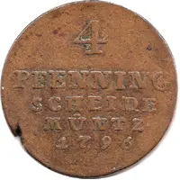 4 Pfenning - George III