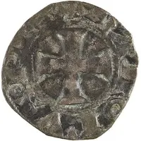 Denier Tournois - Charles II of Navarre