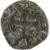 Denier Tournois - Charles II of Navarre
