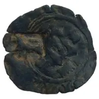 2 Maravedis - Philip V Countermarked, dog