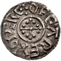 Penny - Æthelheard with king Offa 1st issue