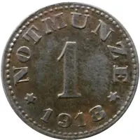 1 Pfennig - Schauenstein H. Heye Glasfabrik