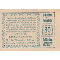 80 Heller Hofkirchen im Mühlkreis