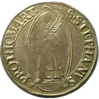 Thaler with standing St. Stephen