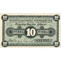 10 Pfennig Ammoniakwerk Merseburg/BASF