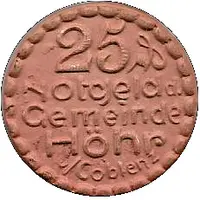 25 Pfennig - Höhr