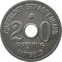 20 Pfennig - Crefeld tram
