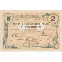 2 Francs Ville de Dison