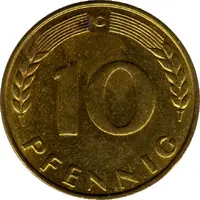 10 Pfennig Bank of German States
