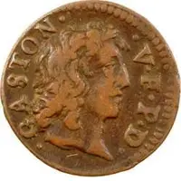 Denier Tournois - Gaston d'Orléans 10th type