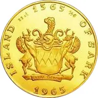 Medal - Island of Sark Fourth Centenary, Gold, 15.5g