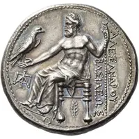 Tetradrachm - Nicocles In the name of Alexander III