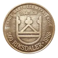 500 Francs / 500 Riksdaler