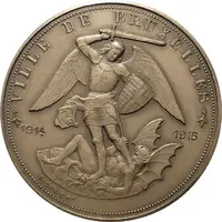 Medal - Albert I - Ville de Bruxelles