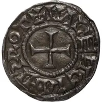 Denier - Charles II Valenciennes mint