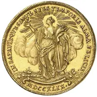 11/2 Ducats Treaty of Aix-la-Chapelle and 100th Anniversary of Dutch Independence