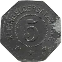 5 Pfennig - Grossauheim Fahrzeugfabrik