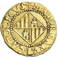 2 Escudos - Carlos III pretender