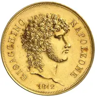 2 Lire - Joachim Murat Gold pattern