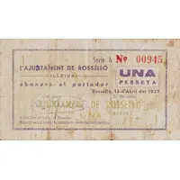 1 Peseta Rosselló