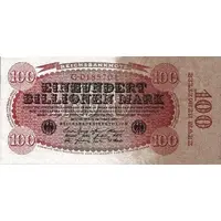 100 000 000 000 000 Mark Reichsbanknote