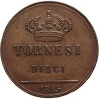 10 Tornesi - Francesco I