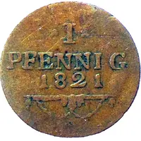 1 Pfennig - Ernest I
