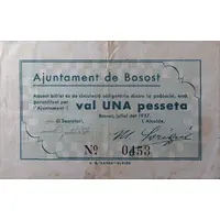1 Peseta Bosost