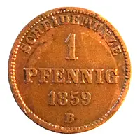 1 Pfennig - Paul Frederick August