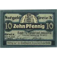 10 Pfennig Bank für Handel und Industrie