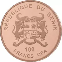 100 Francs CFA Elizabeth II, fourth portrait