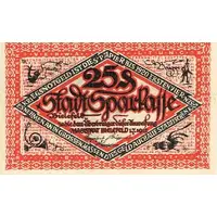 25 Pfennig Stadtsparkasse