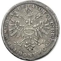 Silver Florin or Guldenthaler - Leopold I Type 2